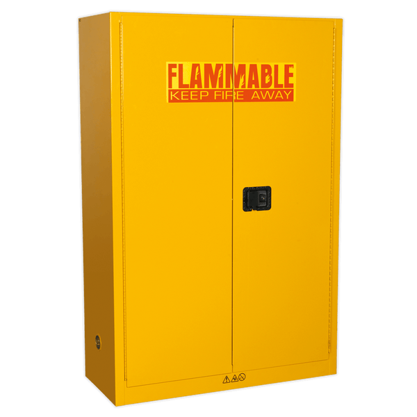 Sealey Cabinets 1095 x 460 x 1655mm Flammables Storage Cabinet-FSC10 5054511169904 FSC10 - Buy Direct from Spare and Square