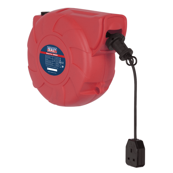 Sealey Cable Reels 25m Retracting Cable Reel 230V-CRM251 5051747699342 CRM251 - Buy Direct from Spare and Square