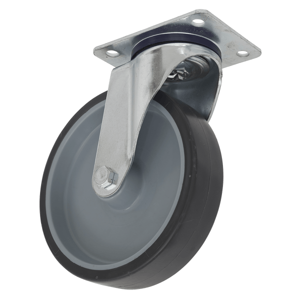 Sealey Castor Wheels Ø100mm Medium-Duty Thermoplastic Swivel Castor Wheel - Trade-SCW2100SPEM 5054630025020 SCW2100SPEM - Buy Direct from Spare and Square
