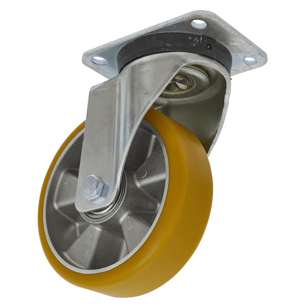 Sealey Castor Wheels Ø160mm Castor Wheel Swivel Plate-SCW5160SP 5054511759075 SCW5160SP - Buy Direct from Spare and Square