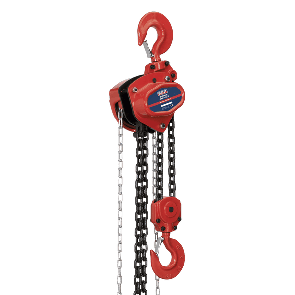 Sealey Chain Blocks & Hoists 3 Tonne Chain Block 3m Drop-CB3000 5024209114028 CB3000 - Buy Direct from Spare and Square