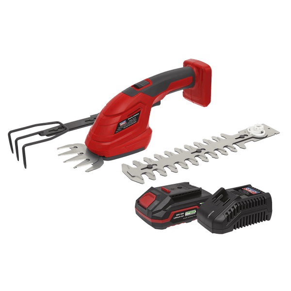 Sealey Cordless 20V SV20 Series 3-in-1 Garden Tool - Body Only 5054630107719 CP20VGT3 - Buy Direct from Spare and Square