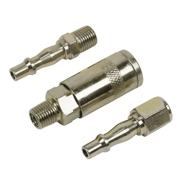 Sealey Couplings Standard 1/4"BSP Air Tool Coupling Kit-ACX60 5024209936316 ACX60 - Buy Direct from Spare and Square