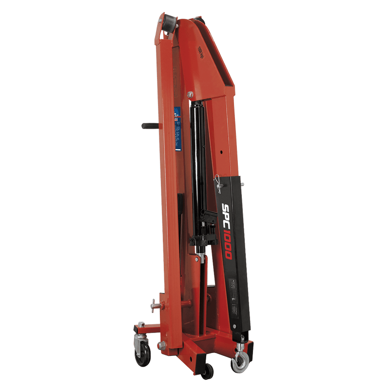 Sealey Cranes 1 Tonne Low Profile Folding Engine Crane-SPC1000 5051747504486 SPC1000 - Buy Direct from Spare and Square