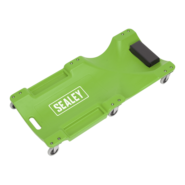 Sealey Creepers & Seats Composite Creeper - Hi-Vis Green-SCR80HV 5054511980288 SCR80HV - Buy Direct from Spare and Square