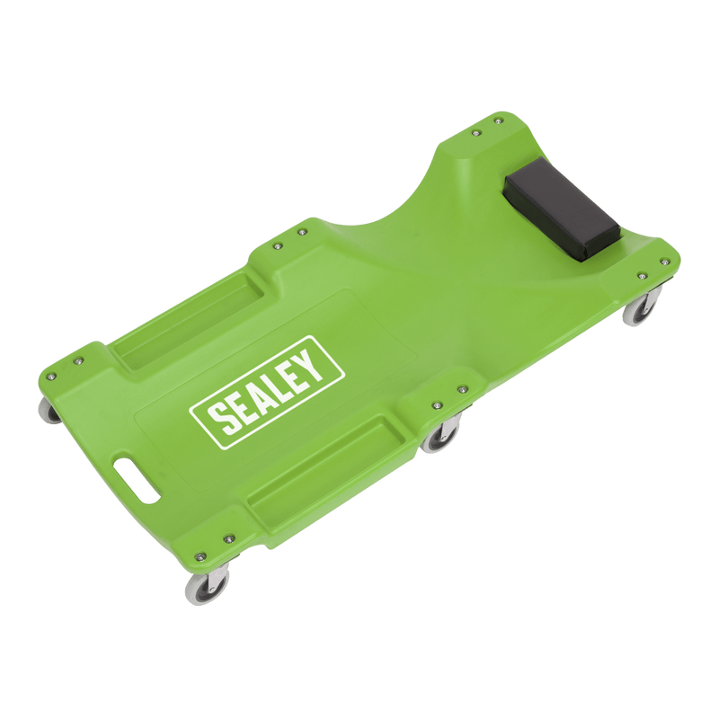 Sealey Creepers & Seats Composite Creeper - Hi-Vis Green-SCR80HV 5054511980288 SCR80HV - Buy Direct from Spare and Square