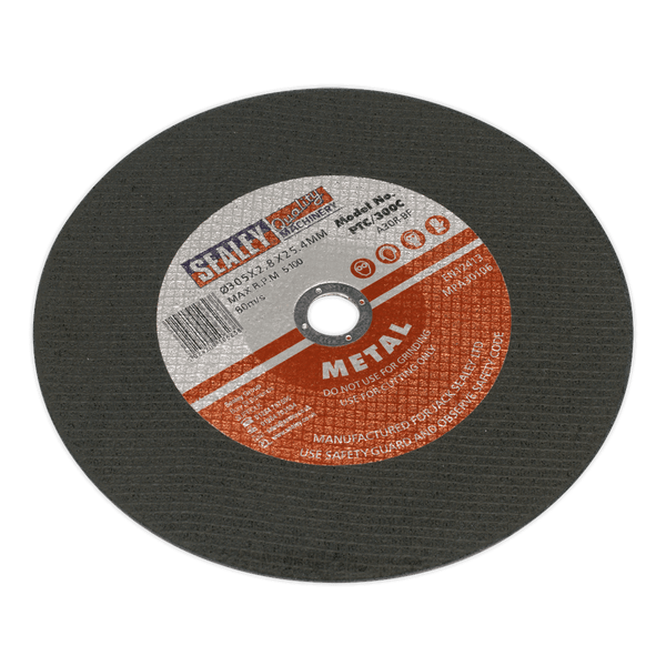 Sealey Cutting Discs Ø305 x 2.8mm Cutting Disc 25.4mm Bore-PTC/300C 5024209106238 PTC/300C - Buy Direct from Spare and Square