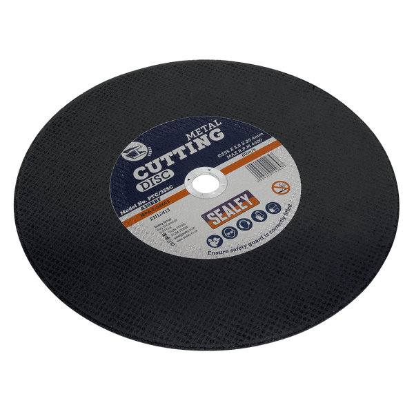 Sealey Cutting Discs Ø355 x 3mm Cutting Disc Ø25.4mm Bore-PTC/355C 5024209142847 PTC/355C - Buy Direct from Spare and Square