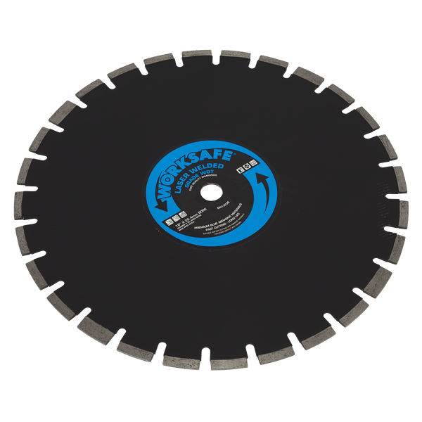 Sealey Cutting Discs Ø450 x 25mm Asphalt/Tarmac Diamond Blade-WDT450 5055111207621 WDT450 - Buy Direct from Spare and Square