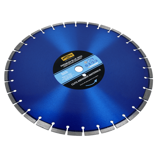 Sealey Cutting Discs Ø450 x 25mm Premium Blue WDA Diamond Blade-WDA450 5055111207454 WDA450 - Buy Direct from Spare and Square