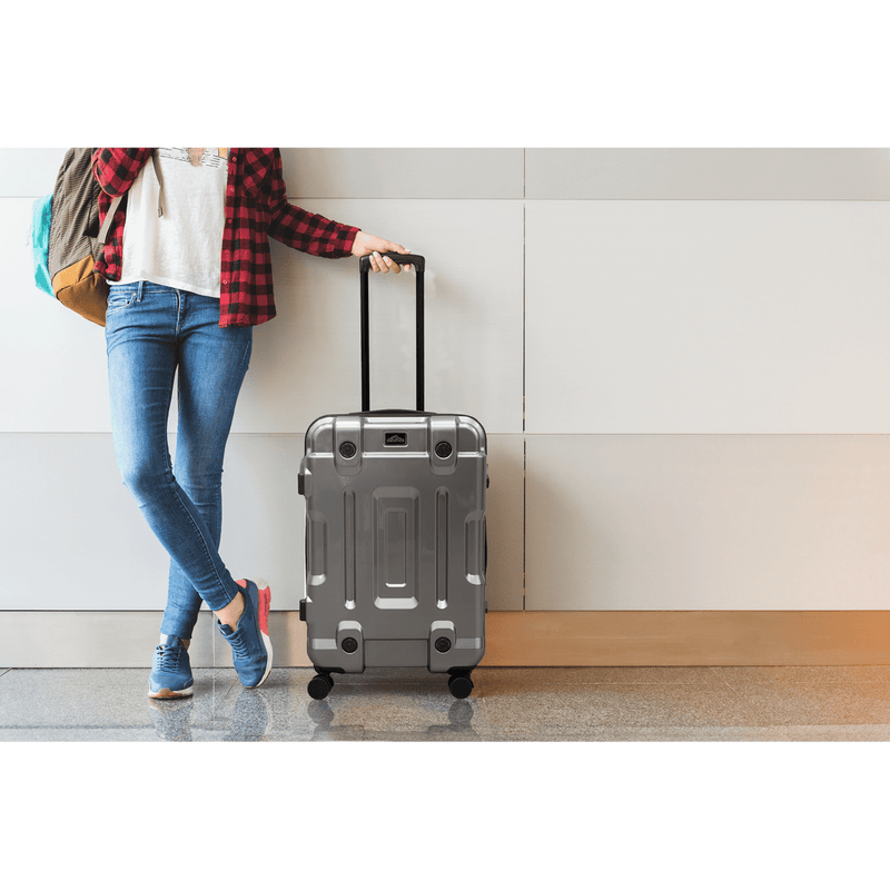 Sealey Dellonda 3pc Lightweight ABS Luggage Set  - 20", 24", 28" - Silver - DL9 5054511716634 DL9 - Buy Direct from Spare and Square