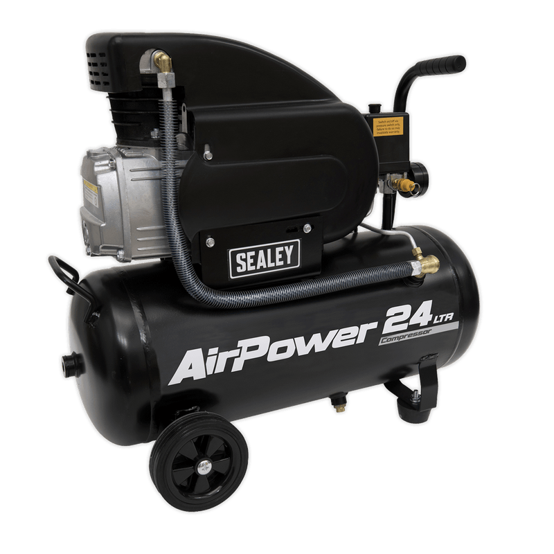 Sealey Direct Drive 24L Direct Drive Air Compressor 2hp-SAC2420A 5054511506679 SAC2420A - Buy Direct from Spare and Square