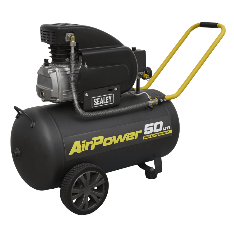 Sealey Direct Drive 50L Direct Drive Air Compressor 2hp 110V-SAC5020E110V 5054511527766 SAC5020E110V - Buy Direct from Spare and Square