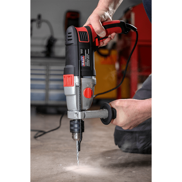 Sealey Drill Sealey 13mm Mechanical / Variable Speed Hammer Drill - 1050w SD1000 - Buy Direct from Spare and Square
