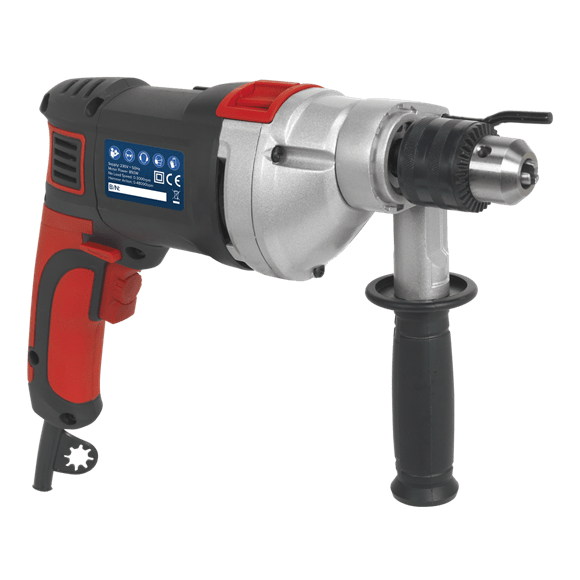 Sealey Drill Sealey 13mm Variable Speed Hammer Drill - 850w - With Reverse SD800 - Buy Direct from Spare and Square