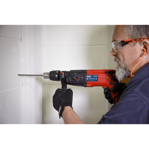 Sealey Drill Sealey 18mm SDS Plus Rotary Hammer Drill - 750w SDSPLUS18 - Buy Direct from Spare and Square