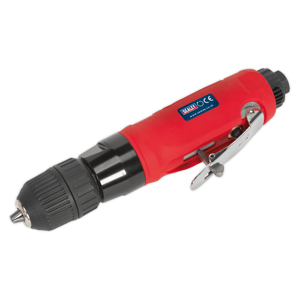 Sealey Drills Ø10mm Straight Air Drill with Keyless Chuck-GSA232 5051747783317 GSA232 - Buy Direct from Spare and Square
