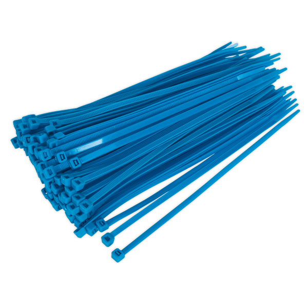 Sealey Electrical 200 x 4.4mm Blue Cable Tie - Pack of 100-CT20048P100B 5051747880153 CT20048P100B - Buy Direct from Spare and Square