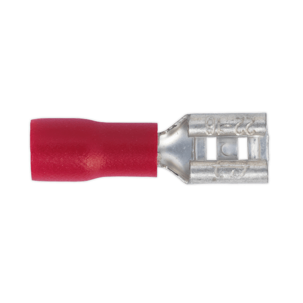 Sealey Electrical 4.8mm Red Push-On Female Terminal - Pack of 100-RT20 5054511012576 RT20 - Buy Direct from Spare and Square
