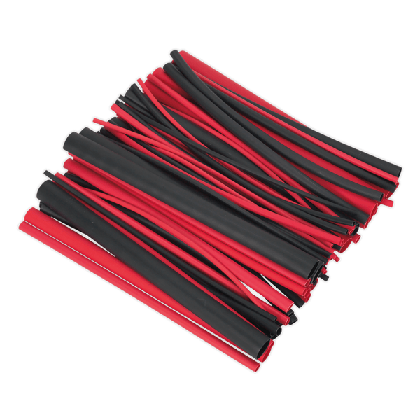 Sealey Electrical 72pc 200mm Heat Shrink Dual Wall Adhesive Lined Tubing - Black & Red-HSTAL72BR 5054511062885 HSTAL72BR - Buy Direct from Spare and Square