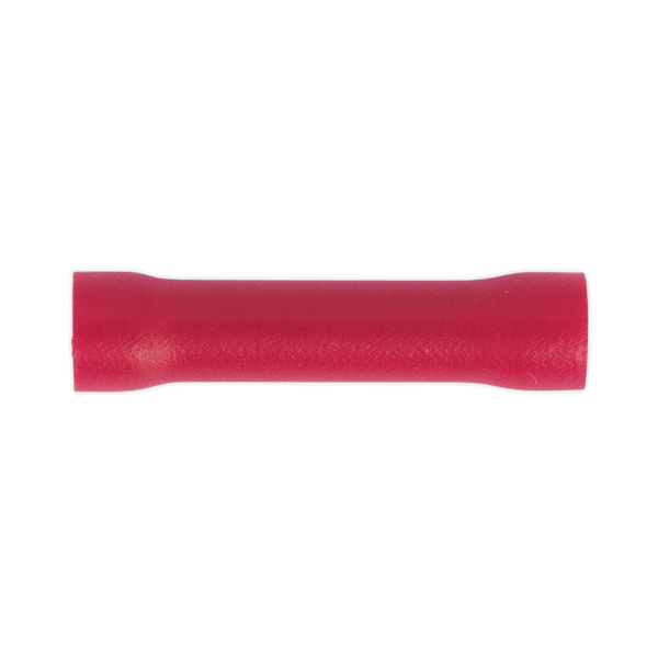 Sealey Electrical Ø3.3mm Red Butt Connector Terminal - Pack of 100-RT29 5054511012507 RT29 - Buy Direct from Spare and Square