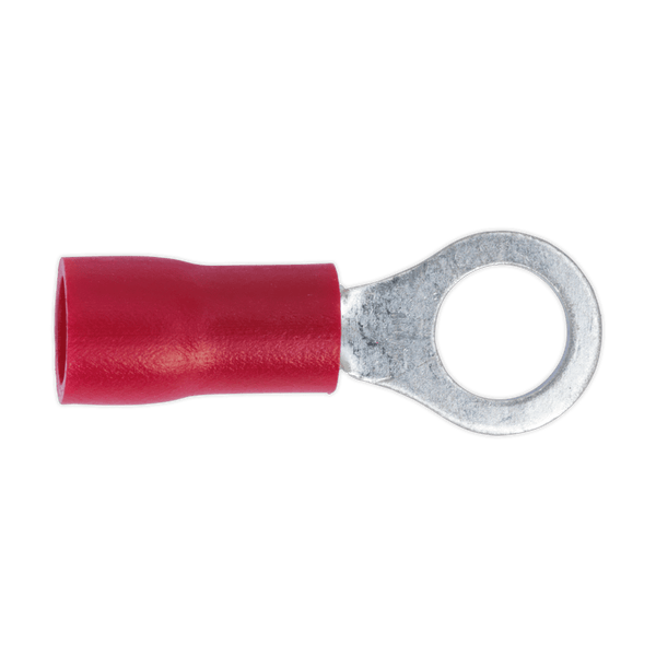 Sealey Electrical Ø5.3mm (2BA) Red Easy-Entry Ring Terminal - Pack of 100-RT25 5054511012651 RT25 - Buy Direct from Spare and Square