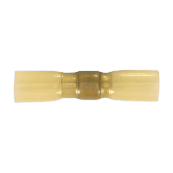 Sealey Electrical Yellow Heat Shrink Butt Connector with Crimp & Solder - Pack of 25-HSSB25Y 5054511217872 HSSB25Y - Buy Direct from Spare and Square