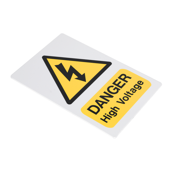 Sealey Electrics 200 x 300mm High Voltage Warning Sign-HVSA4 5054511688115 HVSA4 - Buy Direct from Spare and Square