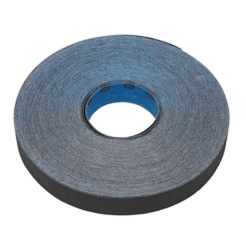Sealey Emery Papers 25mm x 25m Emery Roll Blue Twill - 120Grit-ER2525120 5054511054590 ER2525120 - Buy Direct from Spare and Square