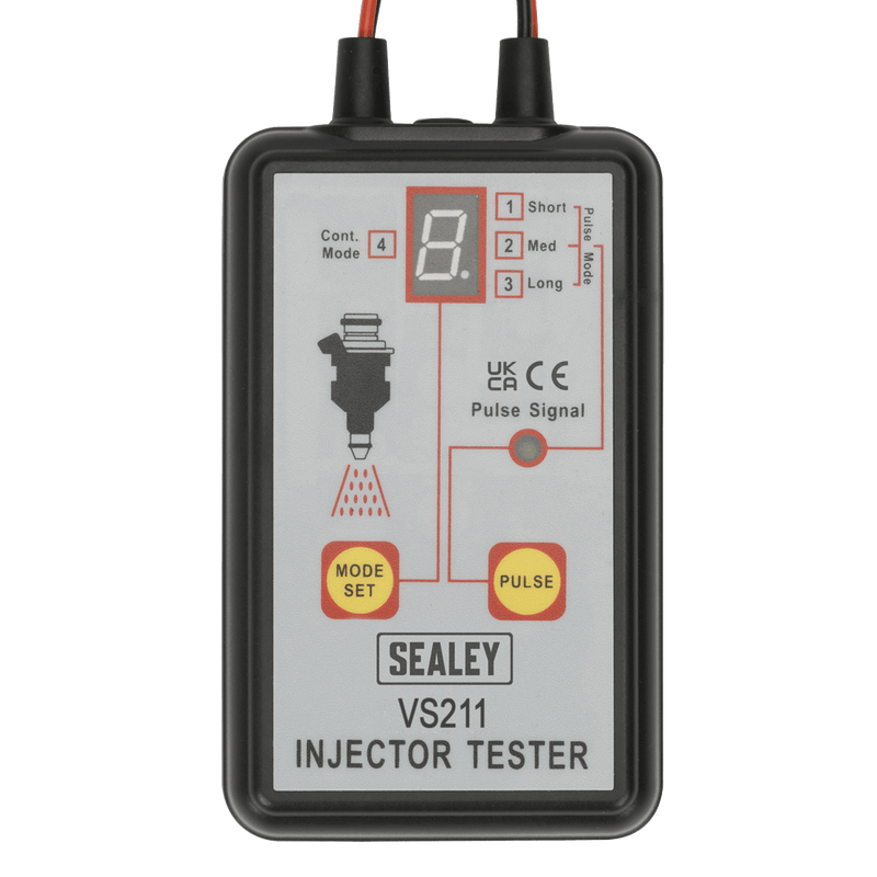 Sealey Engine 12V Fuel Injector Tester - Petrol-VS211 5024209036009 VS211 - Buy Direct from Spare and Square
