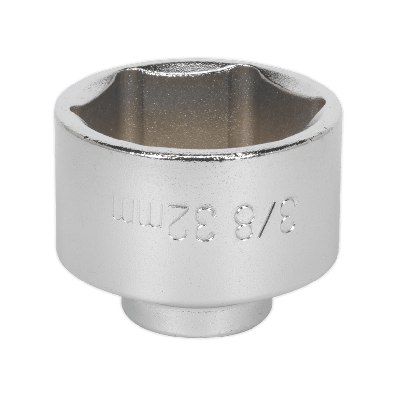 Sealey Engine 32mm 3/8"Sq Drive Low Profile Oil Filter Socket-SX113 5024209669580 SX113 - Buy Direct from Spare and Square