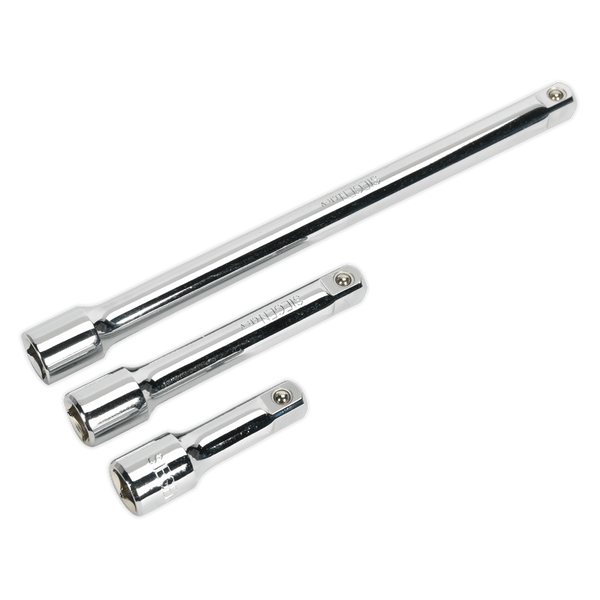 Sealey Extension Bars 3pc 1/2"Sq Drive Extension Bar Set-S0720 5054511546699 S0720 - Buy Direct from Spare and Square