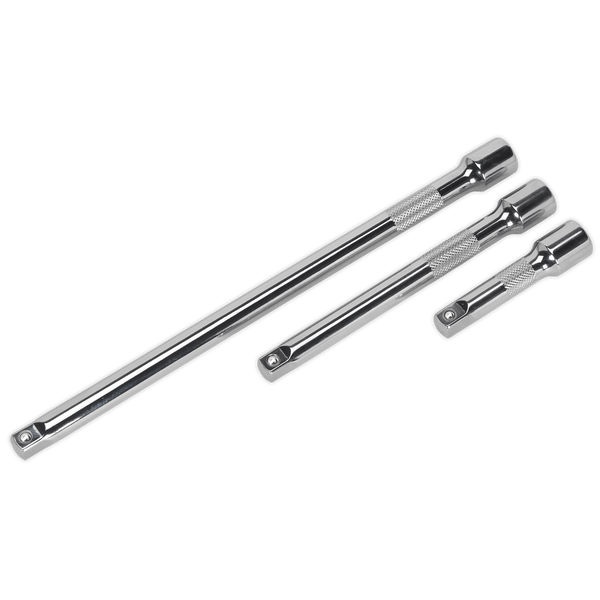 Sealey Extension Bars 3pc 3/8"Sq Drive Extension Bar Set-AK6340 5024209729062 AK6340 - Buy Direct from Spare and Square