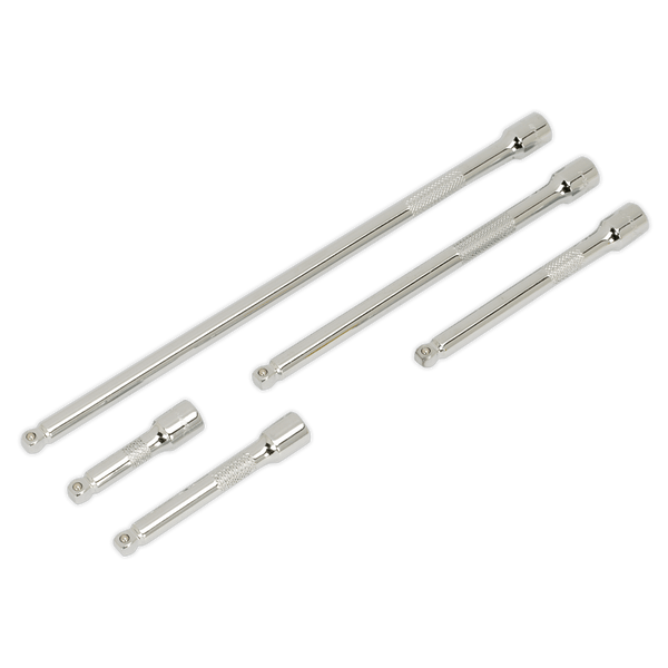 Sealey Extension Bars 5pc 1/4"Sq Drive Wobble Extension Bar Set-AK766 5024209318495 AK766 - Buy Direct from Spare and Square