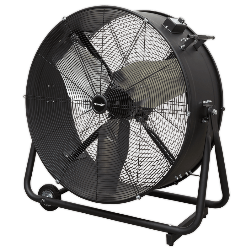 Sealey Fans 30" Industrial High Velocity Drum Fan 230V - Premier-HVD30P 5054511265378 HVD30P - Buy Direct from Spare and Square