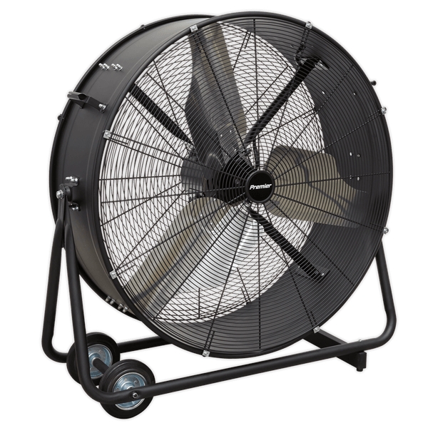 Sealey Fans 36" 230V Industrial High Velocity Drum Fan - Premier-HVD36P 5054511265361 HVD36P - Buy Direct from Spare and Square