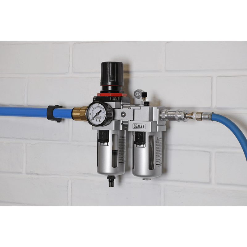 Sealey Filters, Regulators & Lubricators High Flow Workshop Air Filter/Regulator/Lubricator-SA4001 5054511055313 SA4001 - Buy Direct from Spare and Square