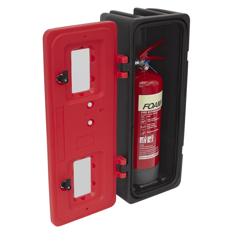 Sealey Fire Protection Fire Extinguisher Cabinet - Single-SFEC01 5051747923195 SFEC01 - Buy Direct from Spare and Square