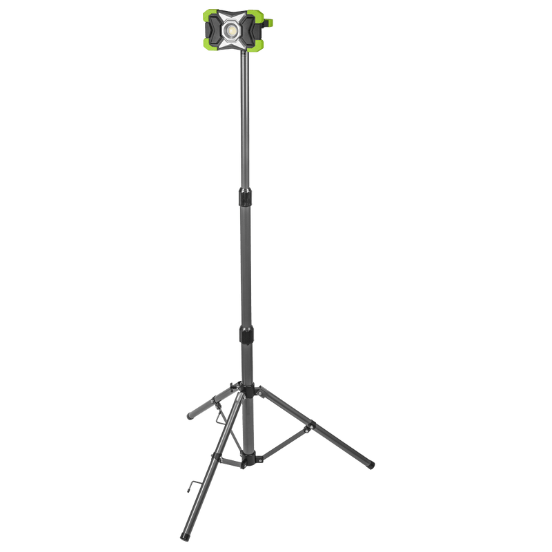 Sealey Floodlights 15W COB LED Portable Floodlight & Telescopic Tripod-LED1500PBKIT 5054630253393 LED1500PBKIT - Buy Direct from Spare and Square