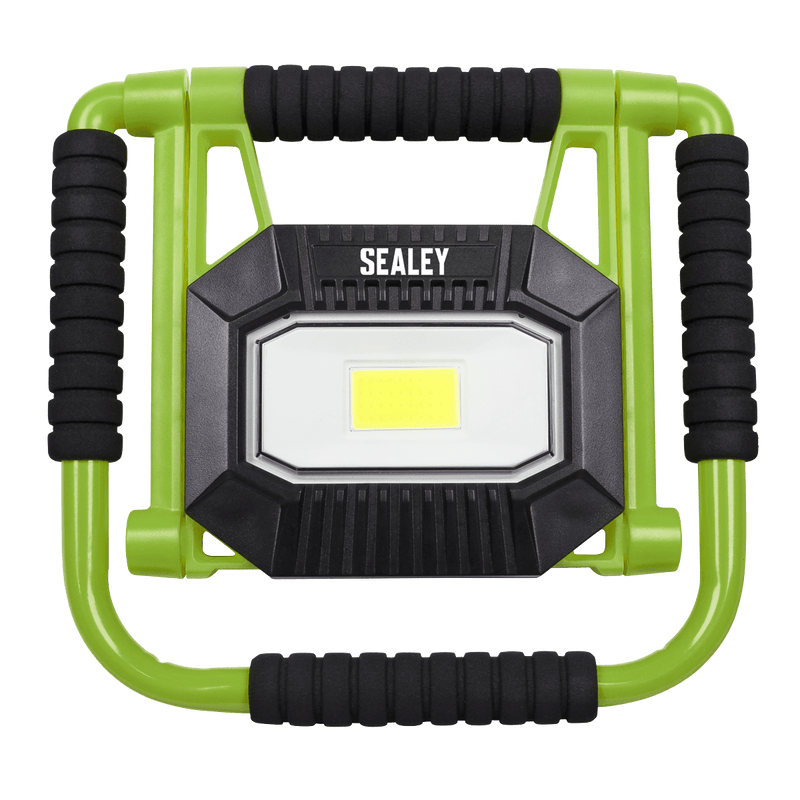 Sealey Floodlights 20W COB LED Rechargeable Portable Floodlight - Fold Flat-LEDFL20W 5054511990249 LEDFL20W - Buy Direct from Spare and Square