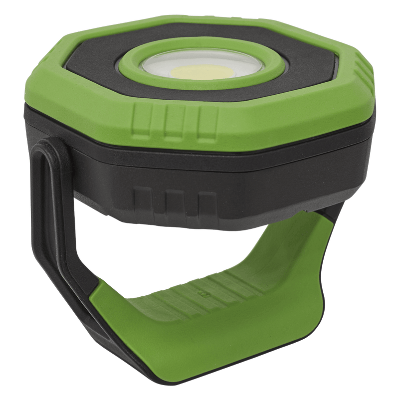 Sealey Floodlights 360° 14W COB LED Rechargeable Pocket Floodlight with Magnet - Green-LED1400P 5054511810660 LED1400P - Buy Direct from Spare and Square