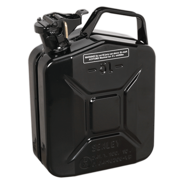 Sealey Fuel Cans 5L Jerry Can - Black-JC5MB 5051747511194 JC5MB - Buy Direct from Spare and Square
