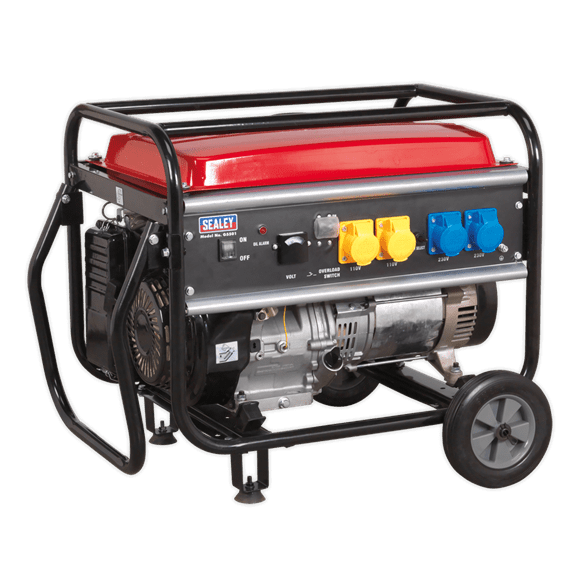 Sealey Generator Sealey 5500w 13hp Petrol Generator - 110v / 230v G5501 - Buy Direct from Spare and Square