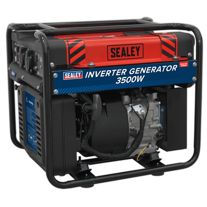 Sealey Generators 3500W 230V Inverter Generator - 4-Stroke Engine-GI3500 5054511249125 GI3500 - Buy Direct from Spare and Square