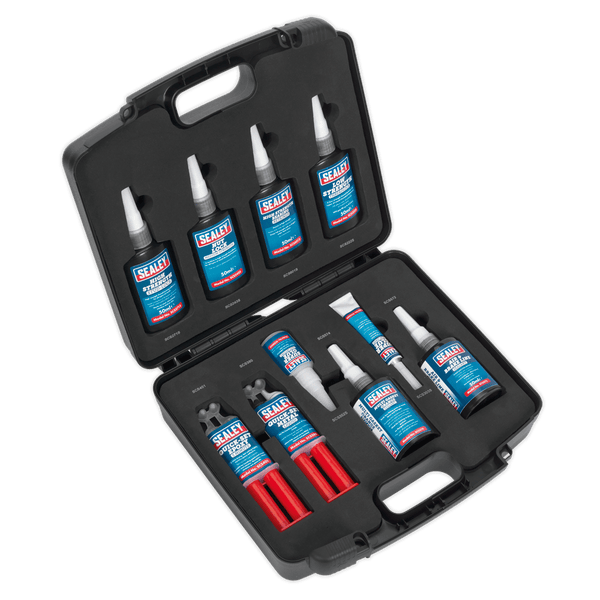 Sealey Glues, Adhesives & Sealants 10pc Adhesive & Sealant Kit-SCSKIT1 5054511140378 SCSKIT1 - Buy Direct from Spare and Square