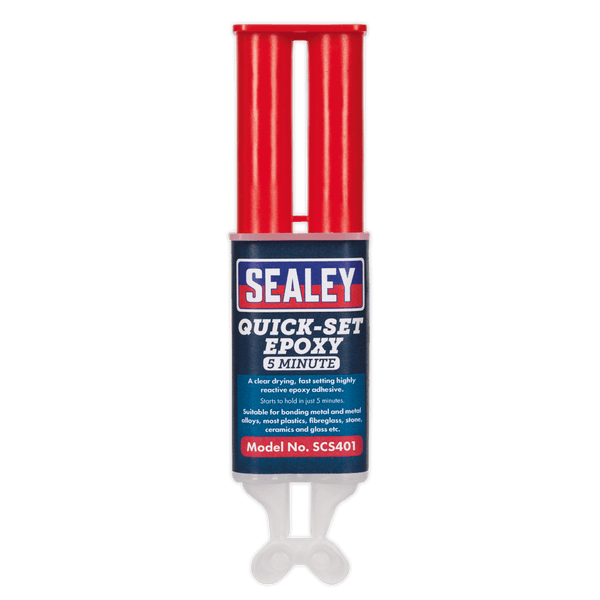 Sealey Glues, Adhesives & Sealants 25ml Quick-Set 5 Minute Epoxy Adhesive-SCS401 5054511062182 SCS401 - Buy Direct from Spare and Square