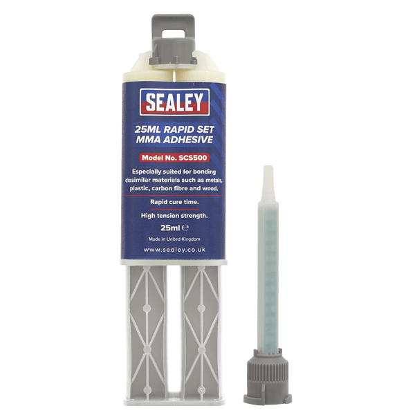 Sealey Glues, Adhesives & Sealants 25ml Rapid Set MMA Adhesive-SCS500 5054630219306 SCS500 - Buy Direct from Spare and Square