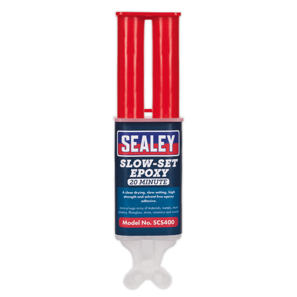 Sealey Glues, Adhesives & Sealants 25ml Slow Set 20 Minute Epoxy Adhesive-SCS400 5054511062175 SCS400 - Buy Direct from Spare and Square