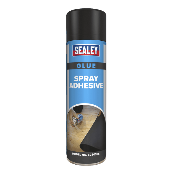 Sealey Glues, Adhesives & Sealants 500ml Spray Adhesive-SCS039S 5054511075113 SCS039S - Buy Direct from Spare and Square