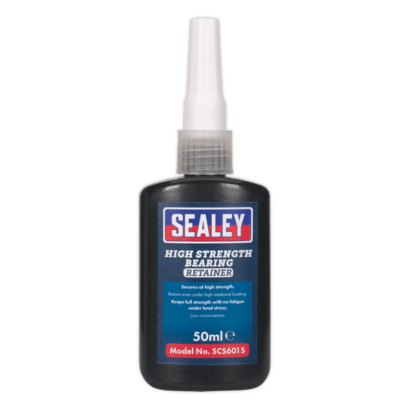 Sealey Glues, Adhesives & Sealants 50ml Bearing Fit Retainer High Strength-SCS601S 5054511070439 SCS601S - Buy Direct from Spare and Square